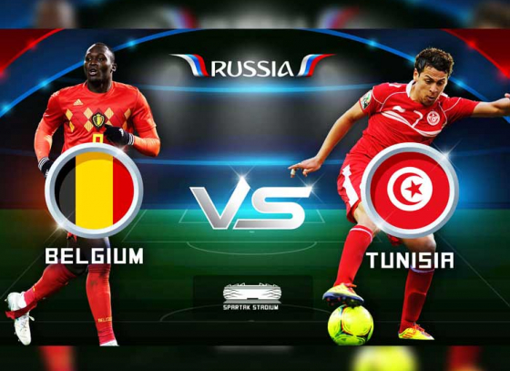 The Red Devils against Tunisia