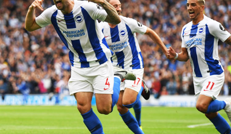 Brighton shock United in Premier League