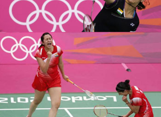 Olympic badminton: Saina in pre-quarters, Jwala, Ashwini win