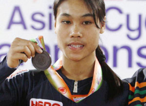 Deborah does India proud; wins bronze at Asian Cycling Championships