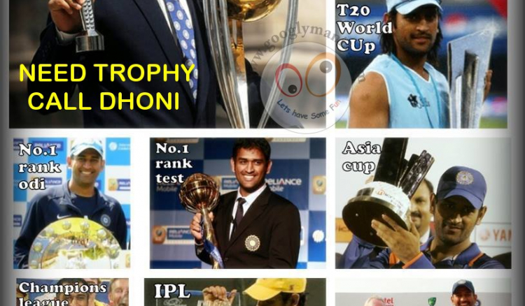 Mahendar Singh Dhoni - a man who can win any trophy