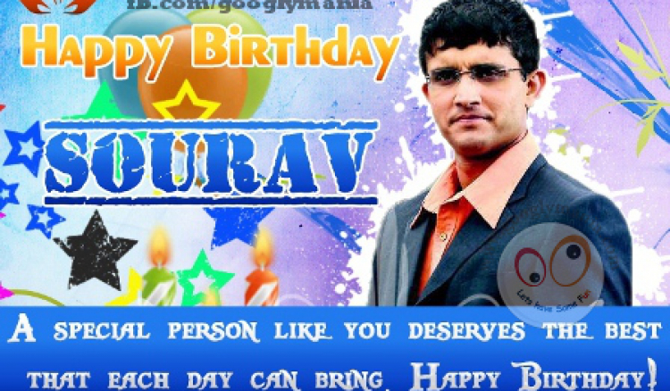 Happy B'thday Most Aggressive Captain - Sourov Dada Ganguly