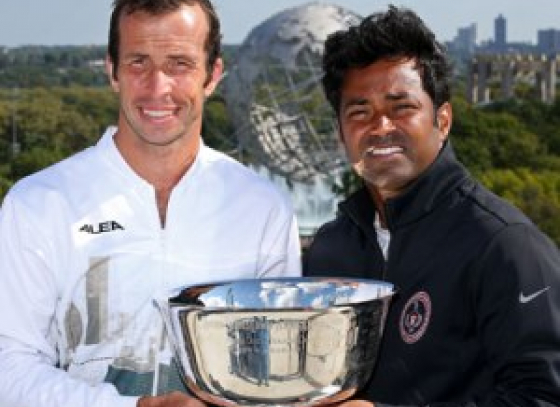 Leander Paes and Radek Stepanek captured the US Open trophy in men’s doubles title