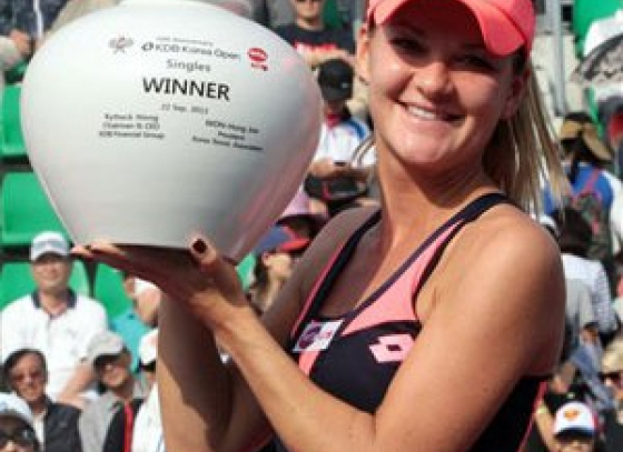 Agnieszka Radwanska ousted Anastasia Pavlyuchenkova to win the Korea Open