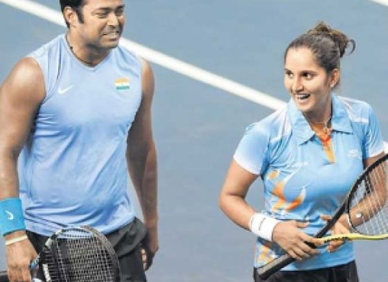 Leander Paes and Sania Mirza crashed into the semifinal of China Open