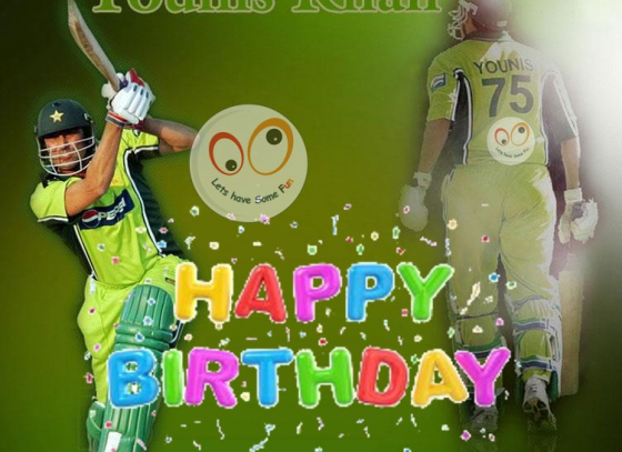 Happy Birthday Younis Khan