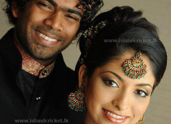 Lasith Malinga & His Wife