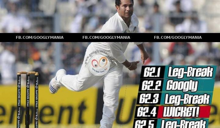 Sachin Tendulkar Bowled Off-Break & Leg-Break in same over