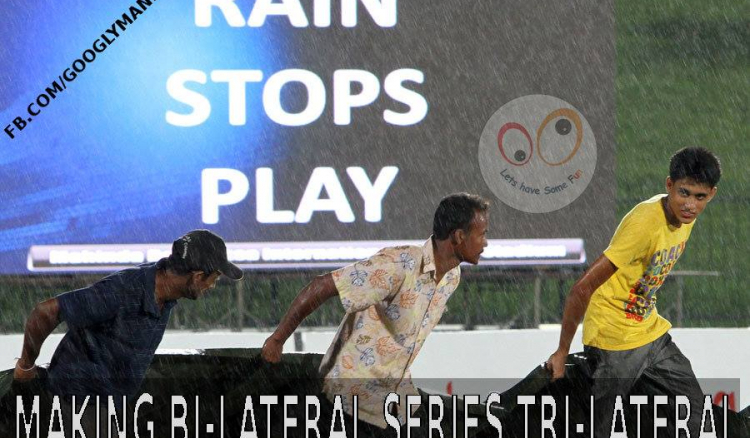 Rain Spoiled 1st ODI between Sri Lanka and New Zealand