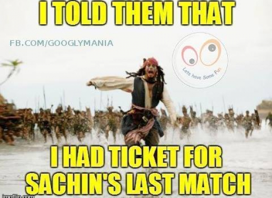 Beaware if you have ticket for 200th Test Match of Sachin Tendulkar