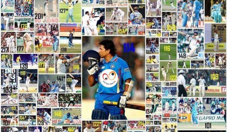 Sachin Tondulkar 100 Centuries in one view