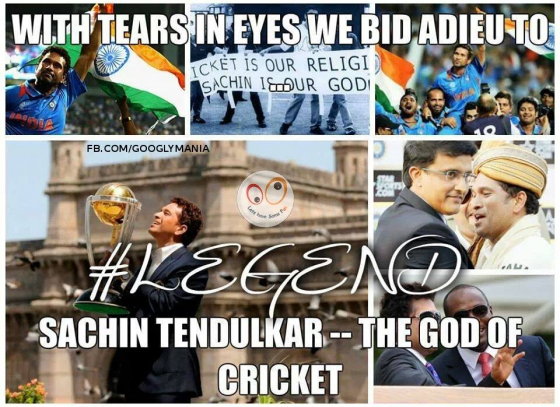 Good Bye Sachin Tendulkar, Will miss you