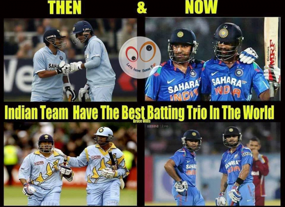 Virat Kohli, Rohit Sharma & Shikhar Dhawan