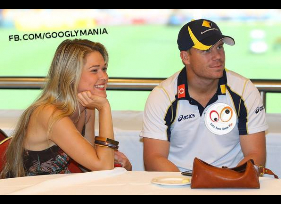 David Warner with his super beautiful girl friend Samantha Williams