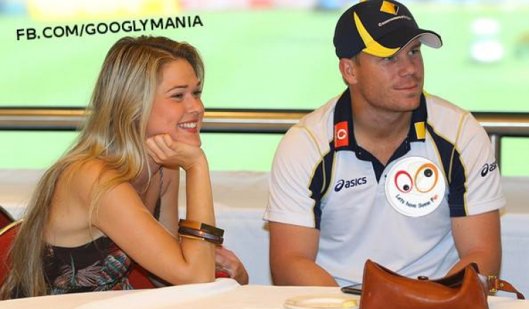 David Warner with his super beautiful girl friend Samantha Williams