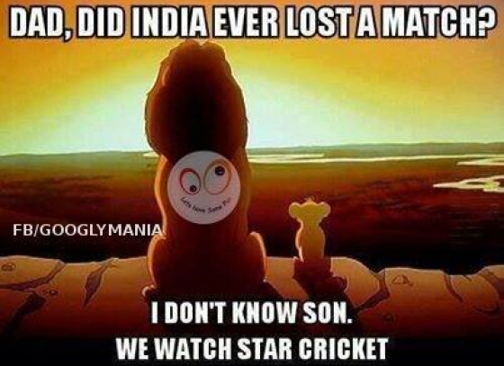 Indian Cricket Team trolled by Star Sports