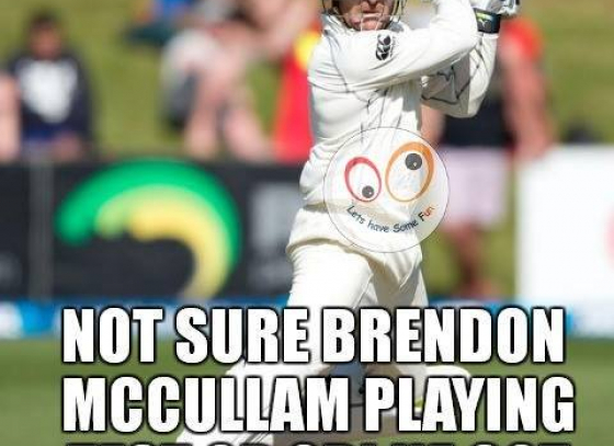 Brendon McCullum quick fired 109 runs off just 122 balls