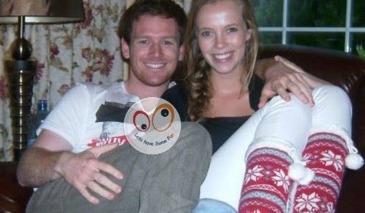 Eoin Morgan with his beautiful Girl Friend