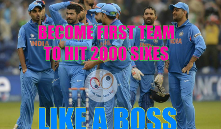 Indian Cricket Team becomes first team to hit 2000 sixes in ODI