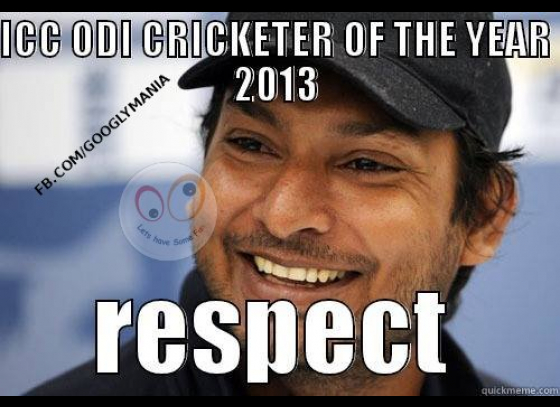 Kumar Sangakkara named ICC ODI Cricketer of Year 2013