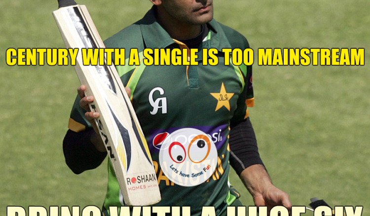 Mohammad Hafeez Scored a Quick Fired Century