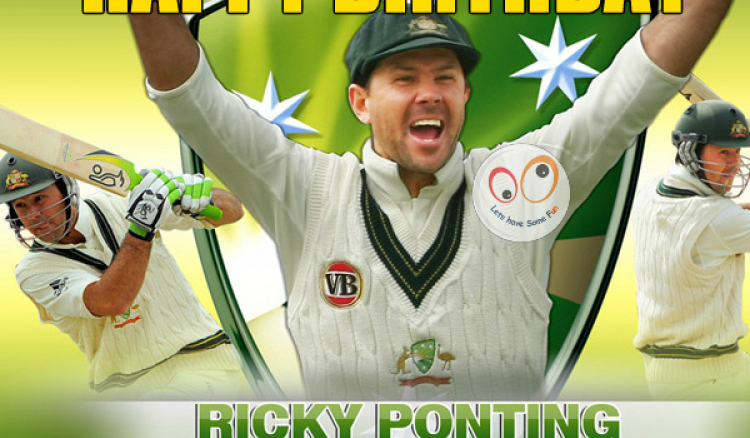 Happy Birthday Ricky Ponting