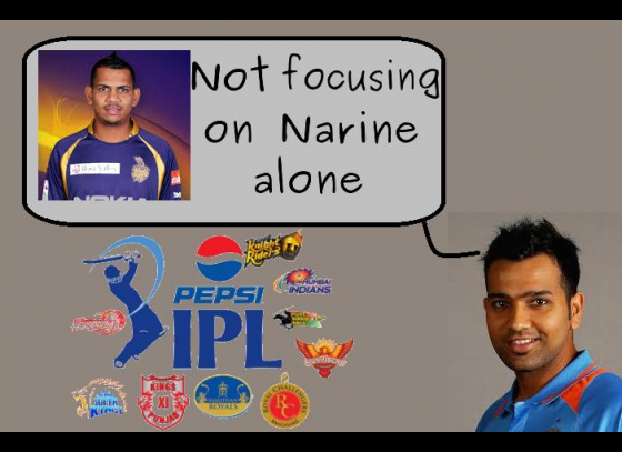 Not focusing on Narine alone: Rohit Sharma