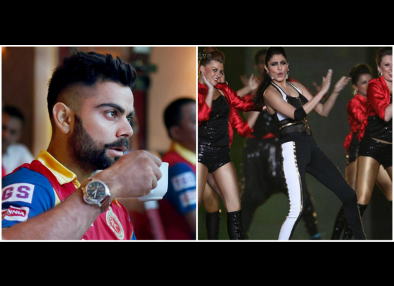 Kohli enjoys Anushka's performance at IPL opener