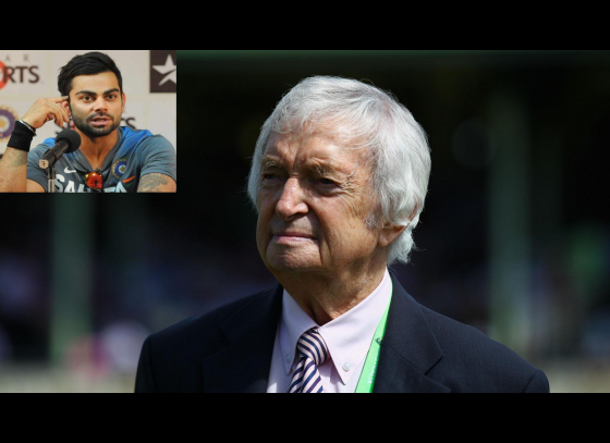 You could recognise Benaud from his voice: Kohli