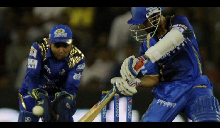 Mumbai Indians post challenging 164/5 against Rajasthan Royals