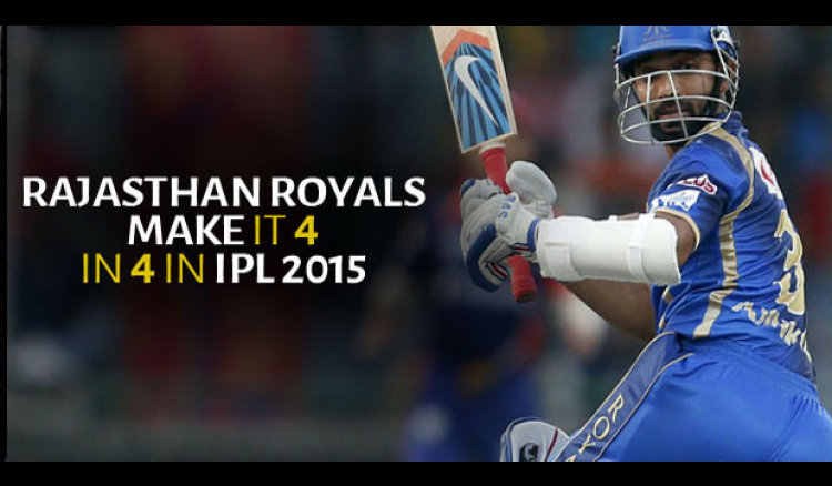 Royals beat Sunrisers, win fourth successive match