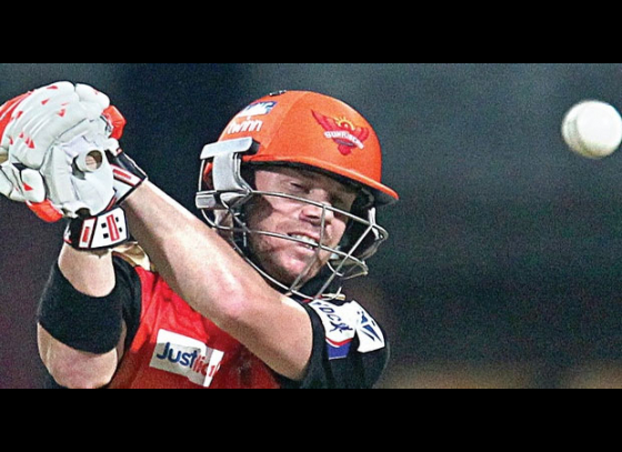 Warner powers Sunrisers to 177/4