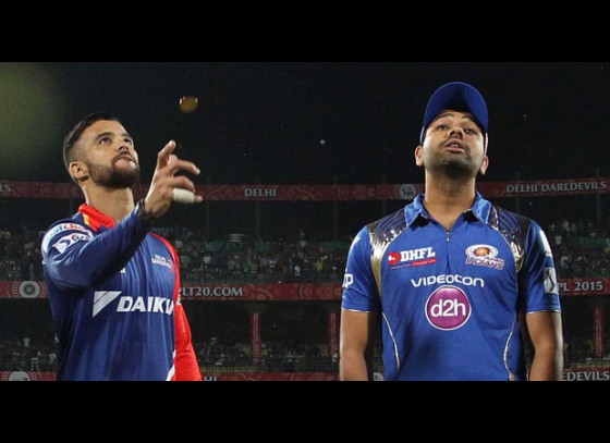 Mumbai Indians opt to field against Delhi Daredevils