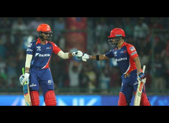 Daredevils post 190/4 against Mumbai Indians