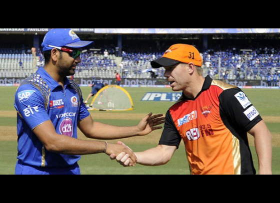 Mumbai Indians opt to bat against Sunrisers Hyderabad