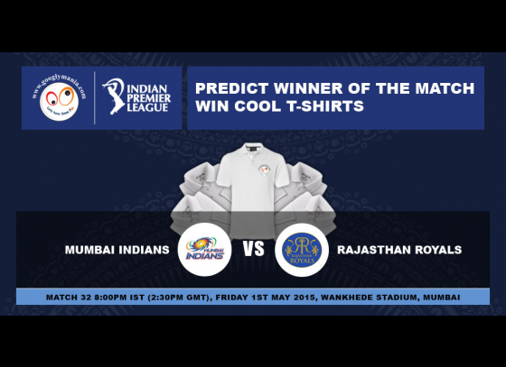 Predict Winner of The IPL 2015 32nd match - Delhi Daredevils VS Royal Challengers Bangalore