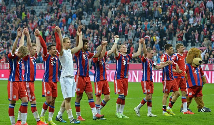 Bayern Munich lift their 25th Bundesliga title