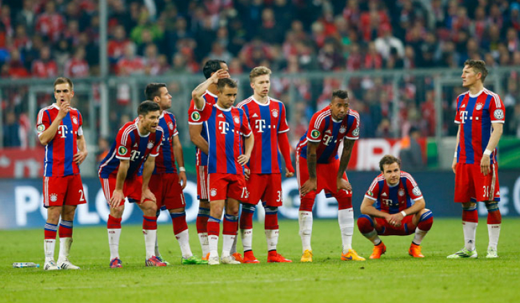 Bayern Munich's treble hope dashed after German Cup exit