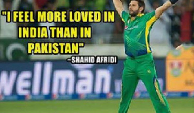 Pakistan cricketers get more love in India than back home: Afridi