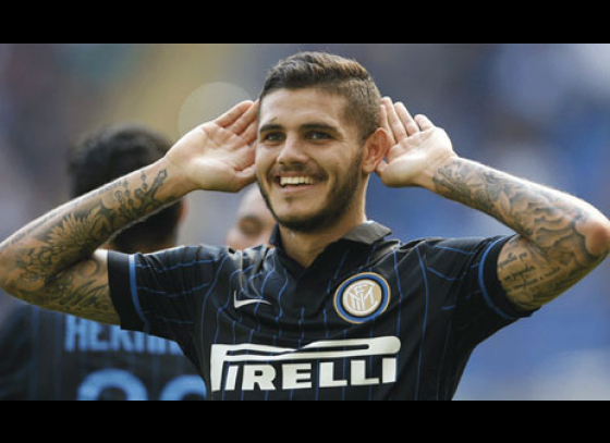 Inter striker Icardi sidelined for a month with knee injury