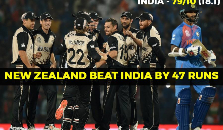 New Zealand beat India in World T20 opener